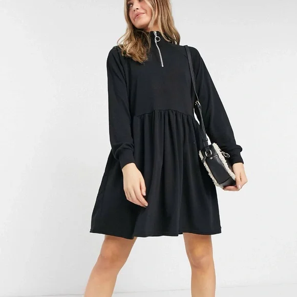 blue dress for baby girl Vintage 1950s New Look Black Silk Party Dress main image 0